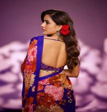 Vaishnavi Chaitanya Dazzles in Beautiful Floral Saree
