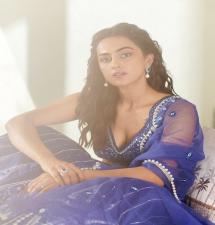 Shraddha Srinath Turns Heads in Blue Lehenga