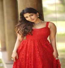Iswarya Menon Wins Hearts in Striking Red Dress