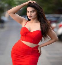 Sakshi Dwivedi Flaunts Her Beauty in Stylish Red Look