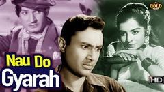 Nau Do Gyarah 1957 B&W - Comedy Movie | Dev Anand, Kalpana Kartik, Shashikala 