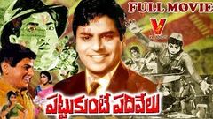 PATTUKUNTE PADHIVELU | TELUGU FULL MOVIE | CHALAM | GUMMADI | GEETHANJALI | V9 VIDEOS