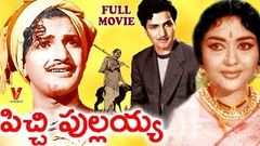 PICHI PULLAYYA | TELUGU FULL MOVIE | N T RAMA RAO | KRISHNA KUMARI | GUMMADI | V9 VIDEOS