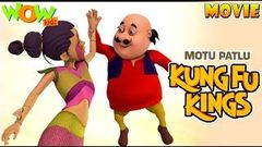 Motu Patlu Cartoons In Hindi | Animated Movie | Motu Patlu Kungfu Kings | Wow Kidz