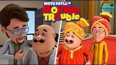 Motu Patlu In Double Trouble - Full Movie | Animated Movies | Wow Kidz Movies