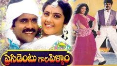 President Gari Pellam 1992 | Telugu Drama movie | Akkineni Nagarjuna Meena