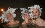 Takhini Hot Springs Hair Freezing Contest