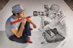 3D Pencils Drawings by Ben Heine