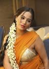 Poonam Pandey Yellow Saree Photo Gallery