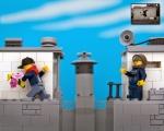 Banksys Street Art Recreated in LEGO