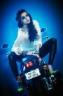 Alia Bhatt Latest Hot pose on bike