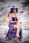 Sony Charishta Sizzles in Purple Dress