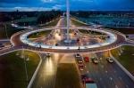 Hovenring, the Floating Circular Cycle Bridge in Eindhoven