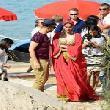 Sonam Kapoor on the beach in Cannes