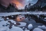 wintertime in yosemite