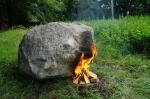 This Boulder Has a Hidden Wi-Fi Router That Needs Fire to Turn On