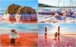 Sivash Salt Lagoons in the Crimean Peninsula