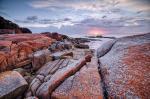 The Orange Rocks of Bay of Fires