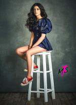 Navya Naveli modelling for  luxury fashion label called MxS