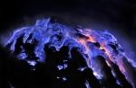 blue lava, kawah ijen volcano, indonesia