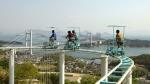 SkyCycle, A Pedal Powered Roller Coaster in Japan