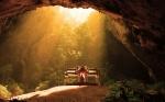 temple inside cave, thailand