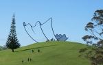 sculpture that looks like a cartoon, new zealand