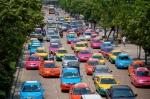 Bangkok Multi-Colored Taxis